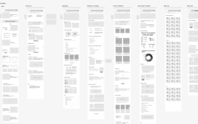 Research Website FigJam Wireframes